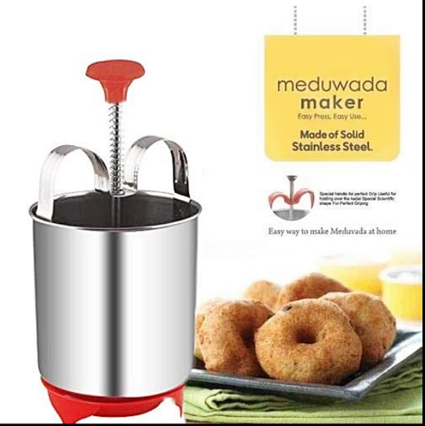 Stainless Steel Medu Vada Maker for Perfectly Shaped & Crispy Medu Vada, Hygienic Without Any Hassle | Vada Maker | Menduvada Machine 